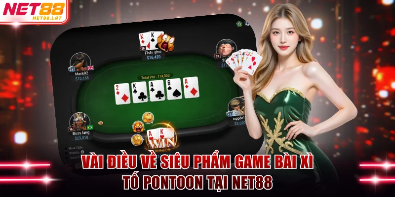 Vài điều về siêu phẩm game bài Xì Tố Pontoon tại NET88